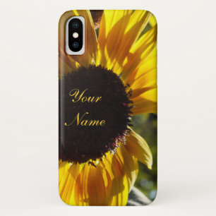 Coque iPhone X Sunflower du matin *Personnalisable