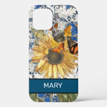 SUNFLOWER WILLIAM MORRIS iPhone 12 NOM do-it-yours