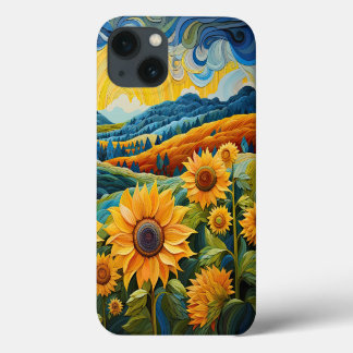 Case-Mate iPhone Case Sunflowers Sunrise Abstraite Nature Illustration