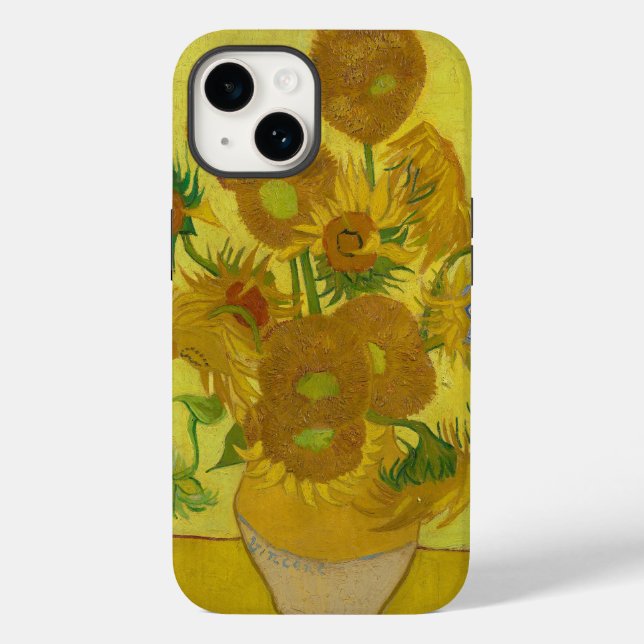 Coques Case-Mate iPhone Sunflowers - Vincent van Gogh (Verso)