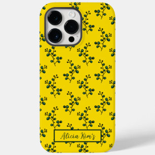 Coque Pour Pour iPhone 14 Pro Max Sunny Twigs, Un Motif Été Sans Sein