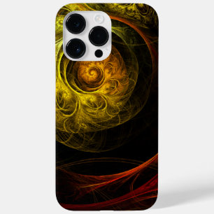 Coque Pour Pour iPhone 14 Pro Max Sunrise Floral Red Abstrait Art