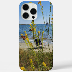 Coques iPhone 16 Pro Max Sunshine Beach Fleurs Butterfly Sailboat Golfe