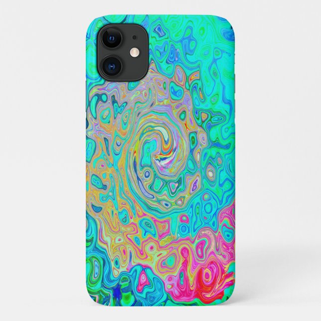 Coques Case-Mate iPhone Super Abstrait Rainbow Liquid Swirl (Dos)