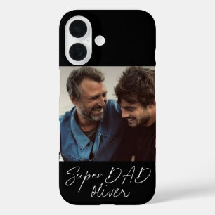 Coques iPhone 16 Super DAD Modern Script 1 Photo