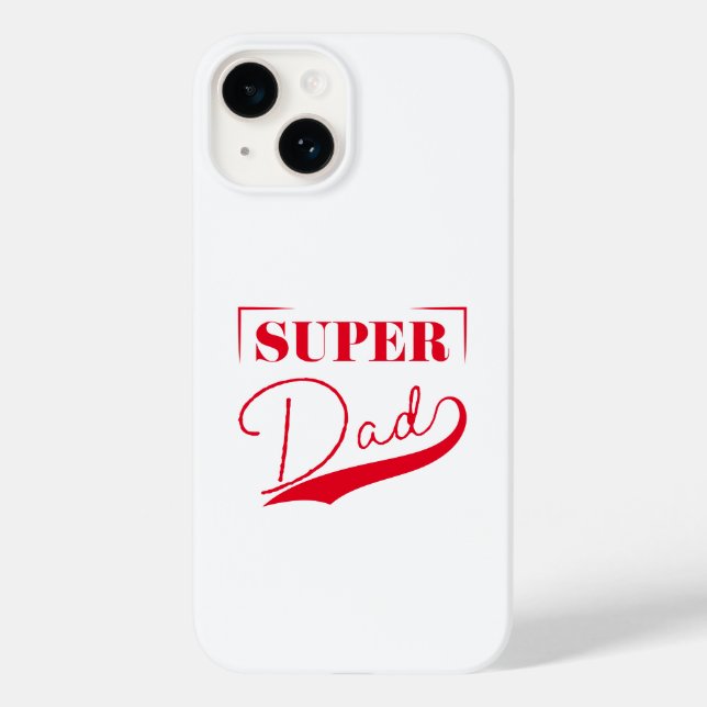Coques Case-Mate iPhone Super papa (Verso)