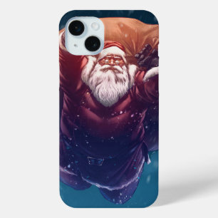Coque iPhone 15 Mini Super Père Noël