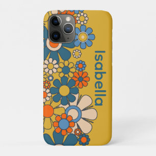 Case-Mate iPhone Case Super Retro 60s les années 70 Fleurs Personnalisée