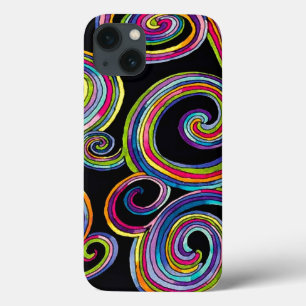 Etui iPhone 13 Super Swirls ~ Boîtier d'air iPad