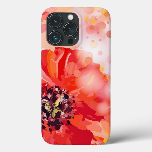 Coques Case-Mate iPhone Superbe florale abstraite  (Verso)