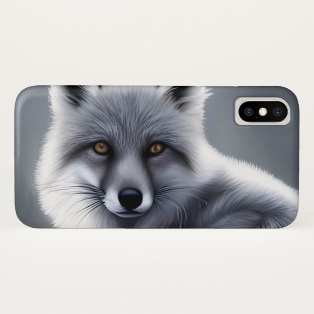 Coques Case-Mate iPhone Superbe Renard Artique (Dos (Horizontal))