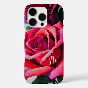 Coques iPhone 16 Pro Superbes roses et texte personnalisé