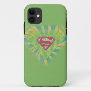 Coque iPhone 11 Supergirl Groovy Logo 2