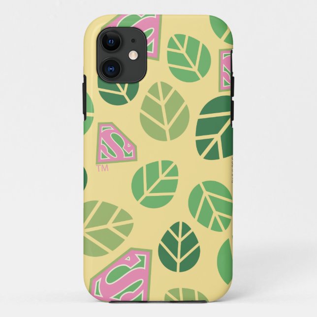 Coques Case-Mate iPhone Supergirl Leaf Motif (Dos)
