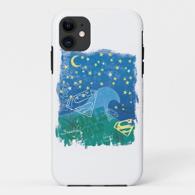 Coques Case-Mate iPhone Supergirl One World (Dos)