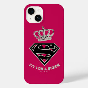 Coque Pour iPhone 14 Supergirl S-Shield "Adapté Pour Une Reine"