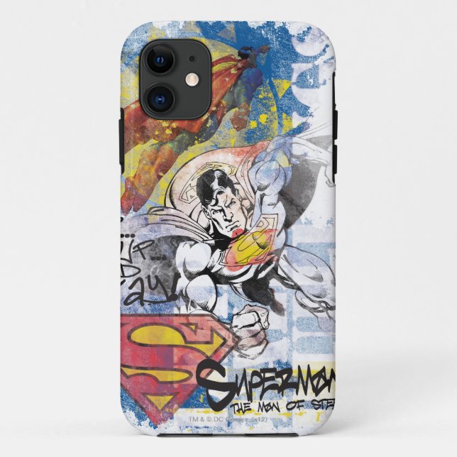 Coques Case-Mate iPhone Superman Man of Steel (Dos)