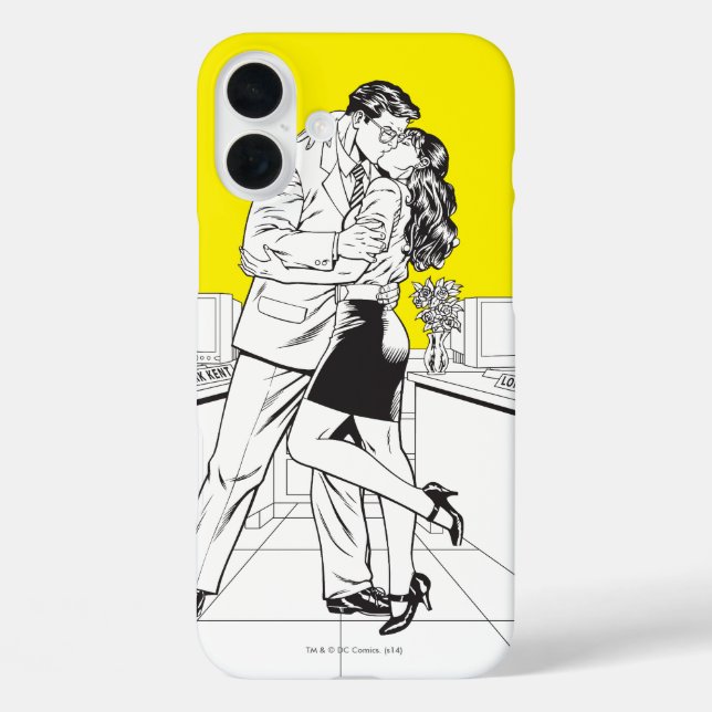 Coques Case-Mate iPhone Superman noir et blanc 5 (Verso)