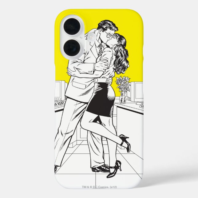 Coques Case-Mate iPhone Superman noir et blanc 5 (Verso)