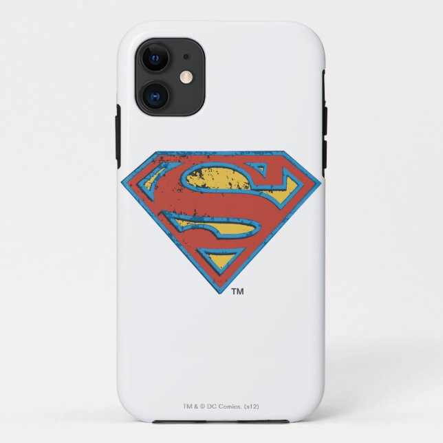 Coques Case-Mate iPhone Superman S-Shield | Bleu Plan - Logo (Dos)