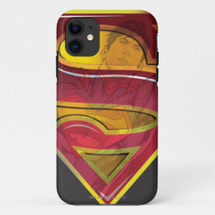 Coque iPhone 11 Superman S-Shield Logo de réflexion