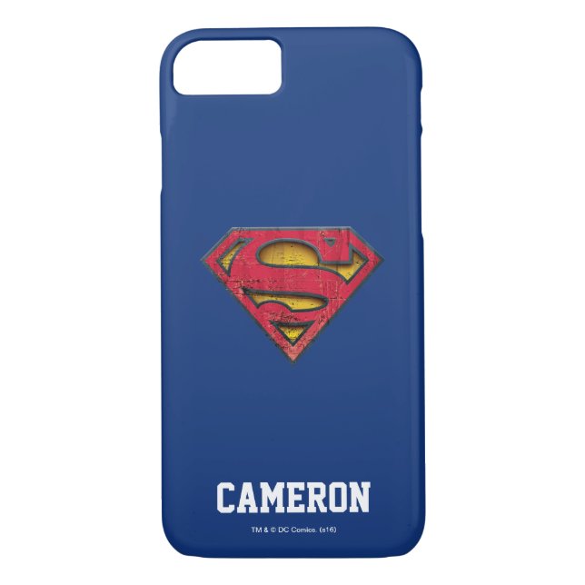 Coques Case-Mate iPhone Superman S-Shield | Logo en détresse | Ajouter un  (Dos)