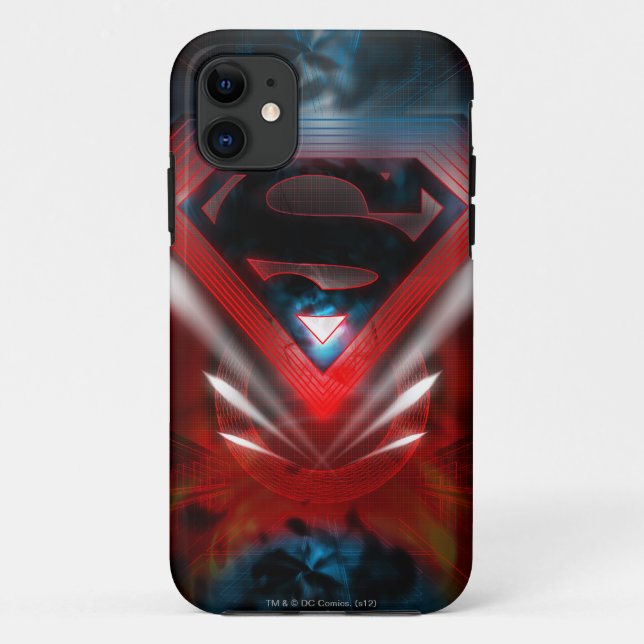 Coques Case-Mate iPhone Superman Stylisé | Logo futuriste (Dos)
