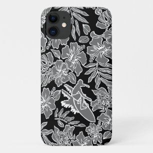 Case-Mate iPhone Case Surf Pareau Hawaiian Hibiscus Surf Grey