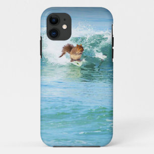 Coques Pour iPhone Surfer d'écureuil sur la mer