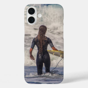 Coques iPhone 16 Plus Surfer Girl Waves