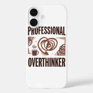 Coques iPhone 16 Surpenseur sarcastique avec café et chaos