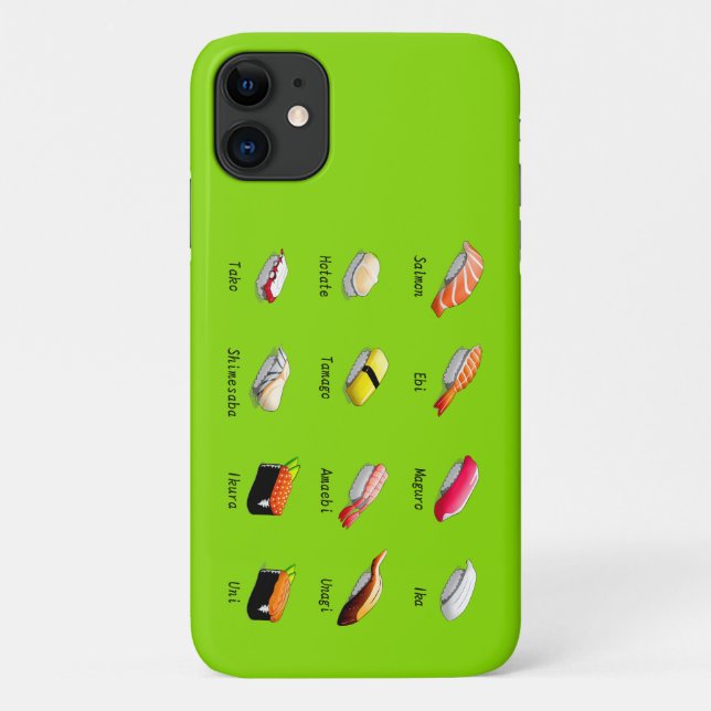 Coques Case-Mate iPhone sushi de Wasabi cuisine japonaise mignonne (Dos)