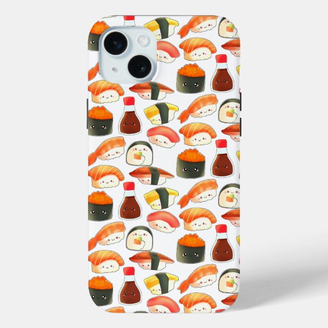 Coques Case-Mate iPhone Sushi japonais mignon (Verso)