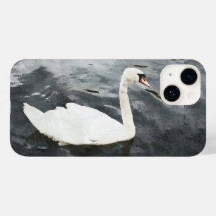 Coque Pour iPhone 14 Swan impressionniste