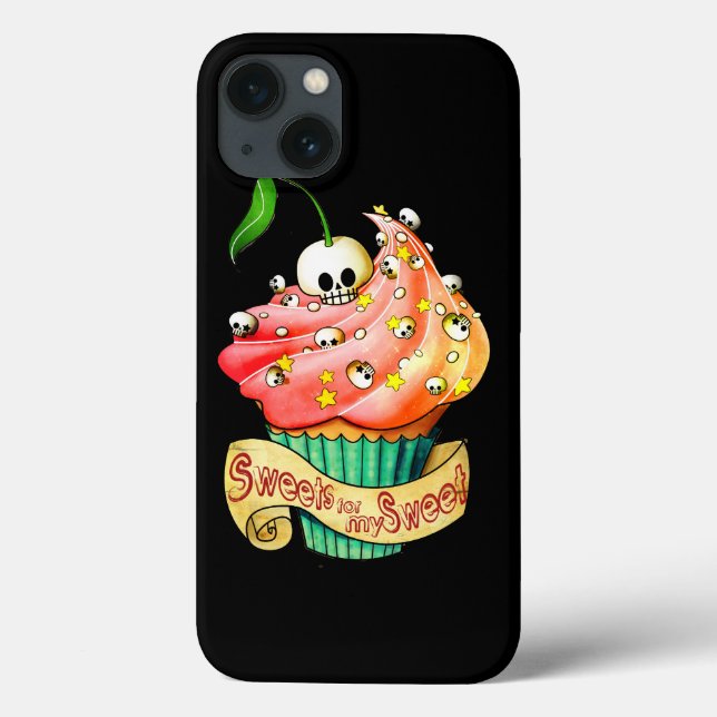 Coques Case-Mate iPhone Sweet and Deadly Skull Cupcake (Verso)