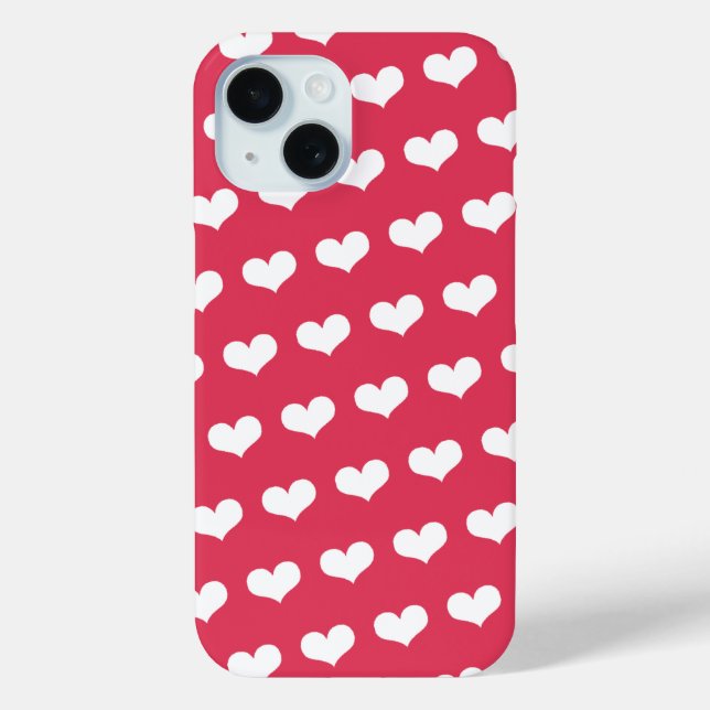 Coques Case-Mate iPhone Sweet Cute Love Hearts Motif Saint Valentin (Verso)