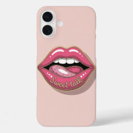 Coques iPhone 16 Plus Sweet Talk Glossy Lips Pop Art Phone Case