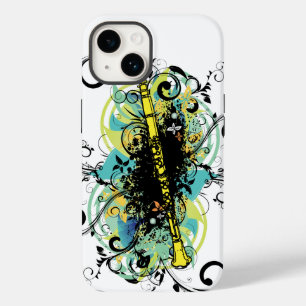 Coques Pour iPhone Swirl Grunge Clarinet Joueur musicien Cadeau