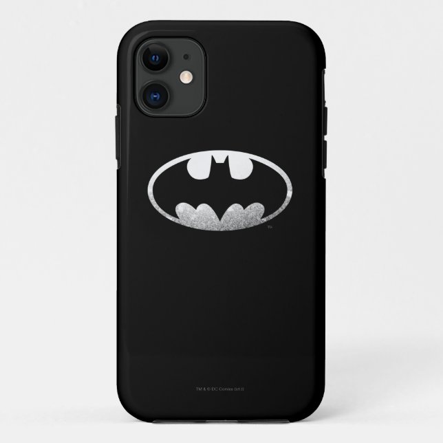 Coques Case-Mate iPhone Symbole Batman | Logo Grainy (Dos)