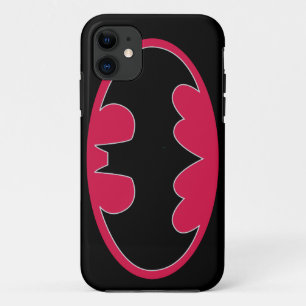 Coque Case-Mate Pour iPhone Symbole Batman   Logo noir rouge