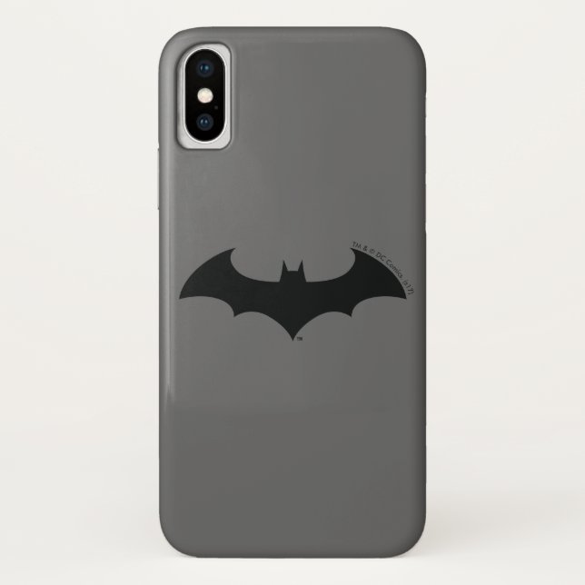 Coques Case-Mate iPhone Symbole Batman | Logo Simple Bat Silhouette (Dos)
