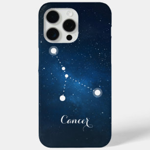 Coque iPhone 15 Pro Max Symbole cancéreux Zodiaque Constellation