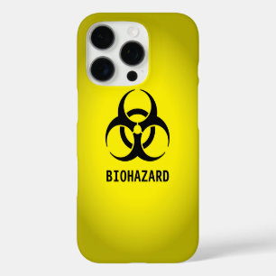 Coques iPhone 16 Pro Symbole de biodanger noir