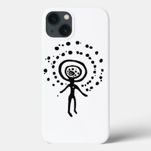 Case-Mate iPhone Case symbole de géoglyphe idol antique petroglyphe amer