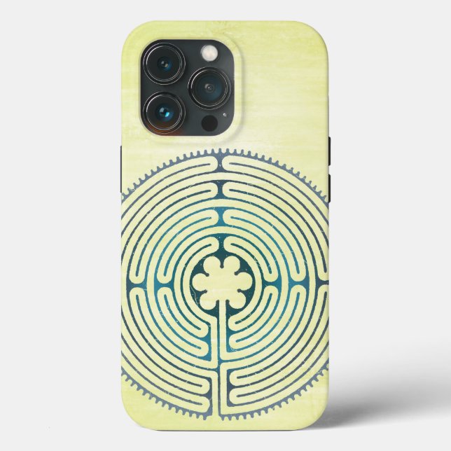 Coques Case-Mate iPhone Symbole de géométrie sacrée - Chartres Labyrinthe  (Verso)