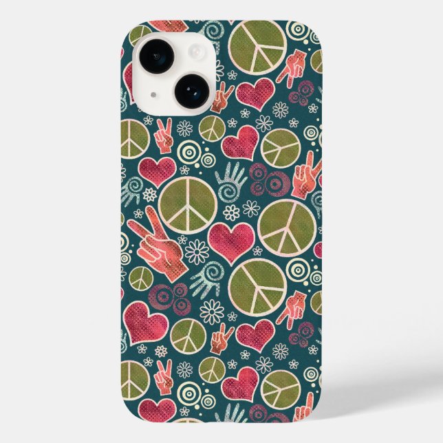 COQUES Case-Mate iPhone SYMBOLE DE LA PAIX HAUTE PISCINE (Verso)