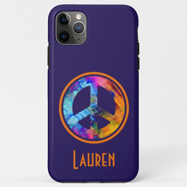 Coques Case-Mate iPhone Symbole de paix gras (Dos)