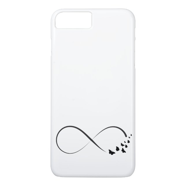 Coques Case-Mate iPhone Symbole de papillon d'infini (Dos)