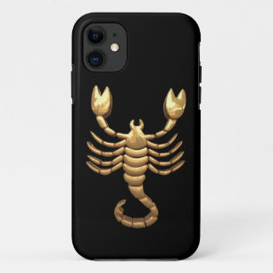 Case-Mate iPhone Case Symbole de scorpion or Tone Zodiac