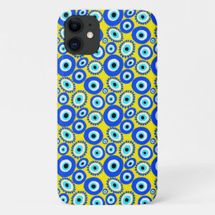 Case-Mate iPhone Case Symbole des yeux mal Motif sur Jaune